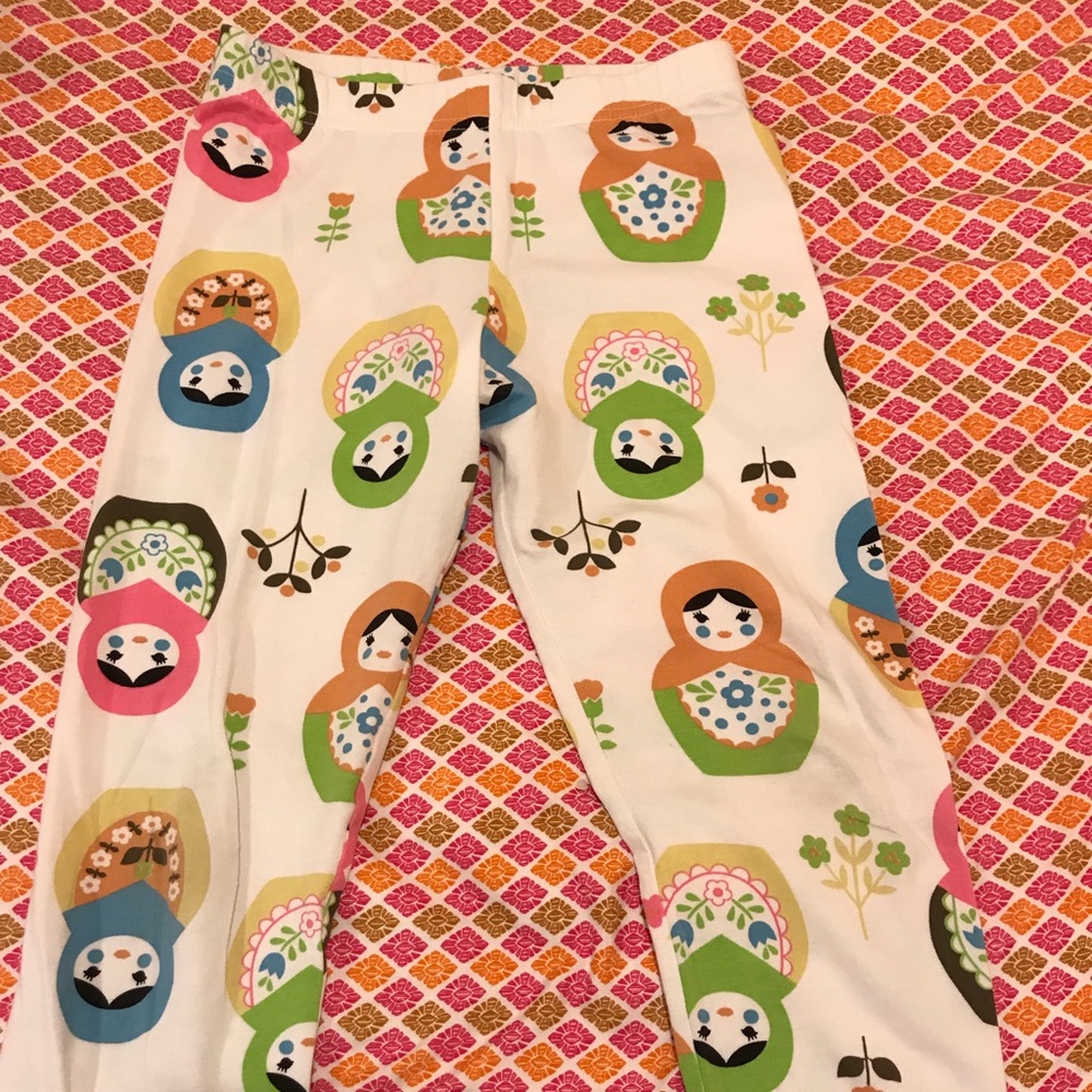 Matilda Jane Size 8 Nest Leggings (knee stains)